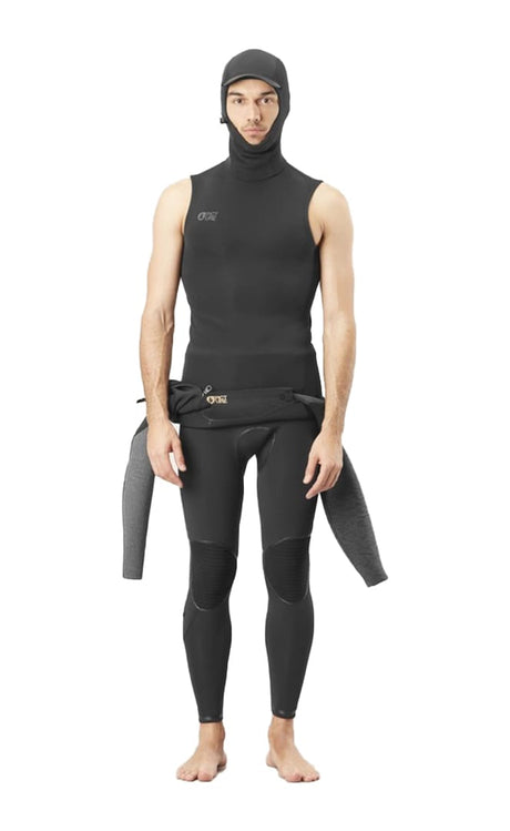 HOOD VEST 1.5MM Top with Neoprene Hood#TopsPicture