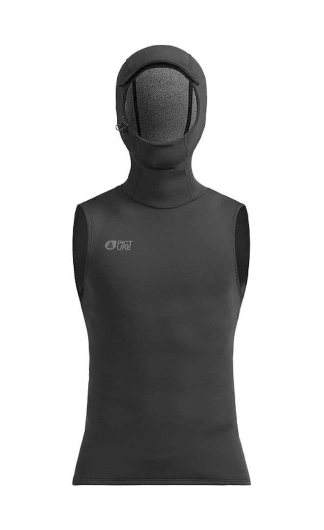 HOOD VEST 1.5MM Top with Neoprene Hood#TopsPicture