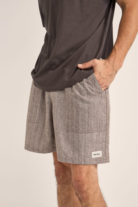 Linen Stripe Fatigue Jam Men#ShortsRhythm