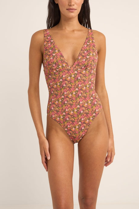 Marie Floral Classic One Piece Femme#Maillots De BainRhythm