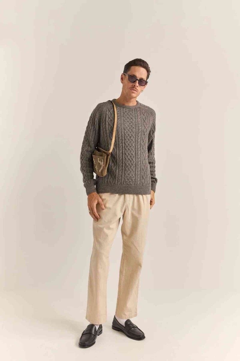 Mohair Fishermans Knit Homme#PullRhythm