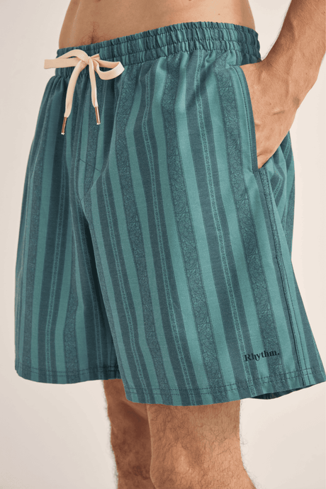 Paisley Stripe Beach Short Homme#ShortsRhythm