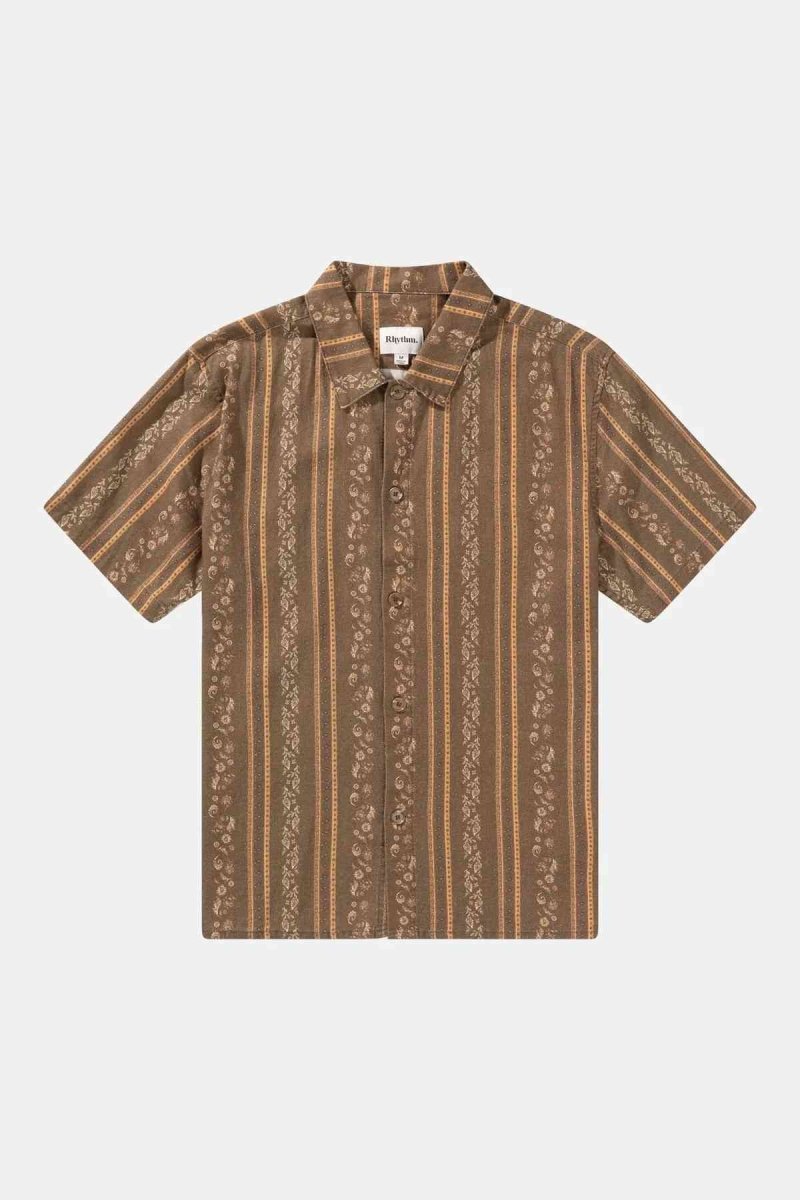 Paisley Stripe Ss Chemise Homme#Rhythm Shirts