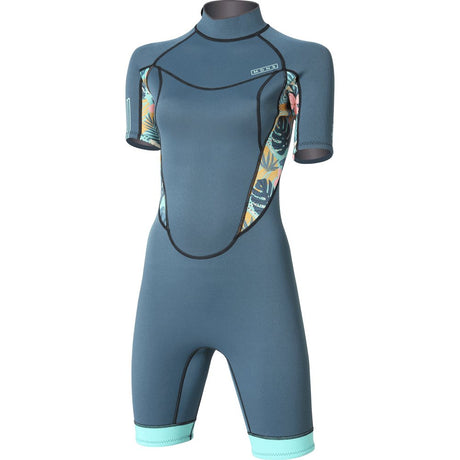 Pioneer Women's Short Sleeve Surf Wetsuit#ShortyMdns