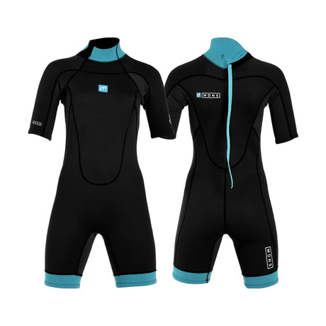 Pioneer Women's Short Sleeve Surf Wetsuit#ShortyMdns