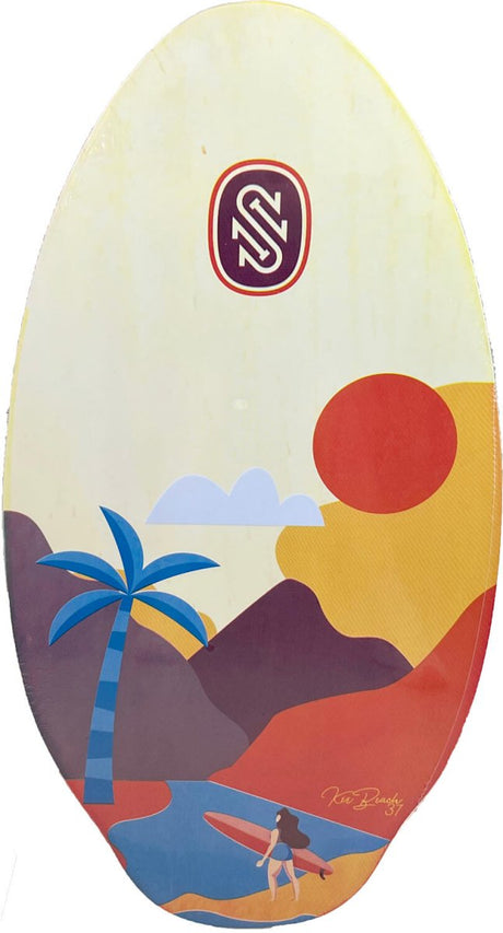 Wooden Skim Board#SkimboardsSkim One