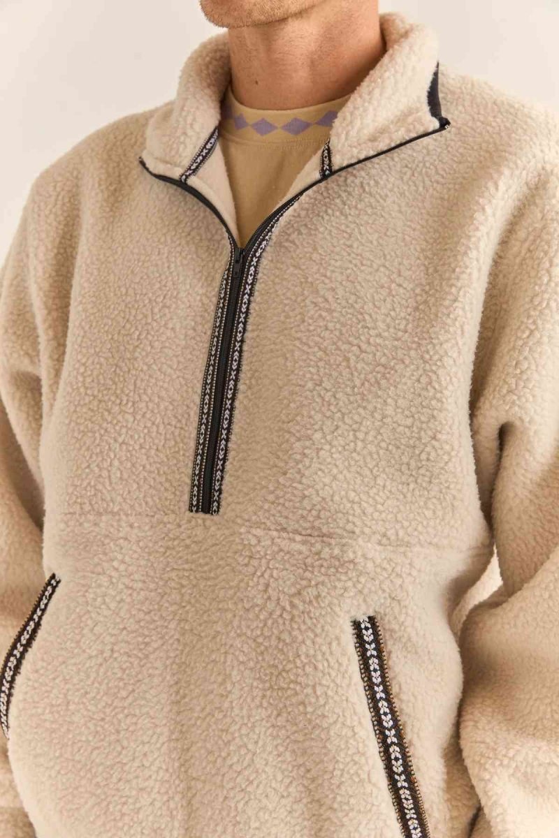 Sherpa Pullover Homme#SweatsRhythm