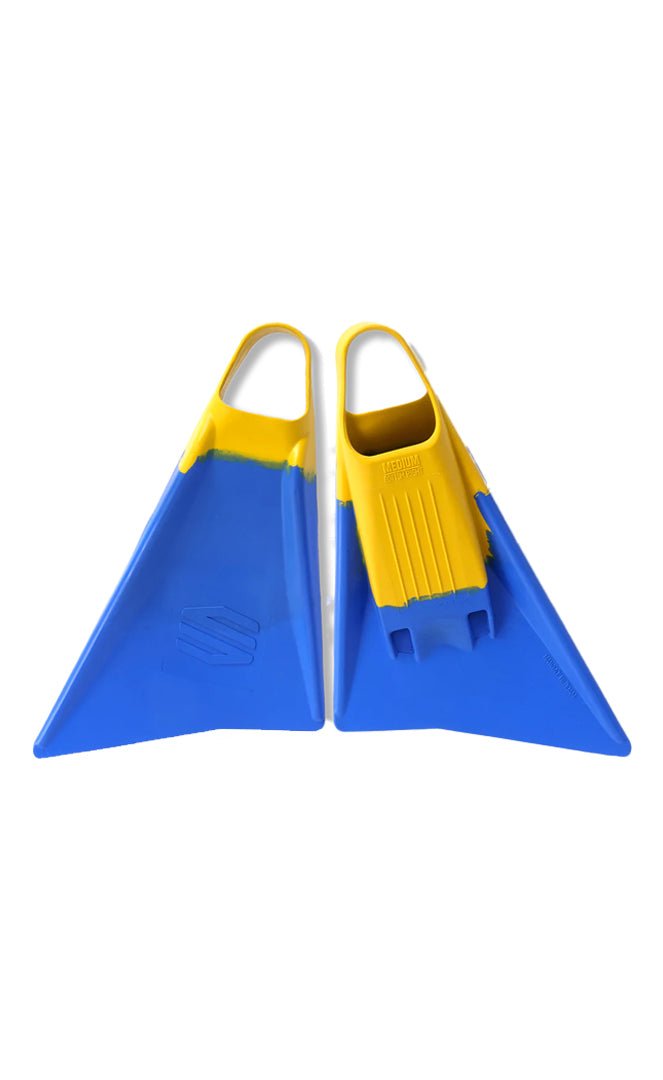 Sniper Menace Blue/Yellow Palmes De Bodyboard#PalmesSniper