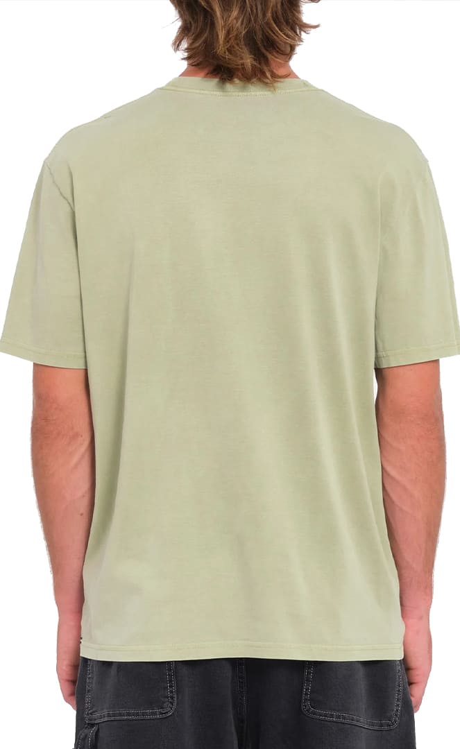 Solid Stone Tee Shirt Coupe Classique Manches Courtes Homme#Tee ShirtsVolcom