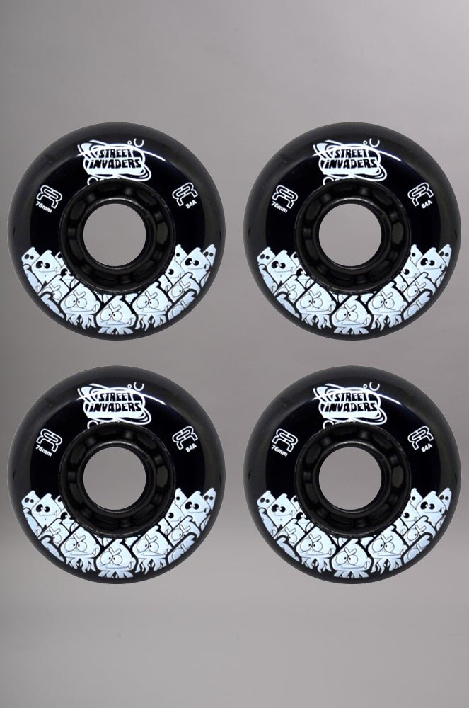 Street Invaders 84A Inline Skate Wheels#Roues RollerFr Skates