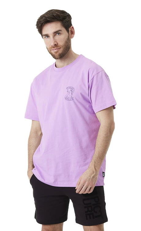 Terra Tee Shirt Homme Sheer Lilac#Tee ShirtsPicture