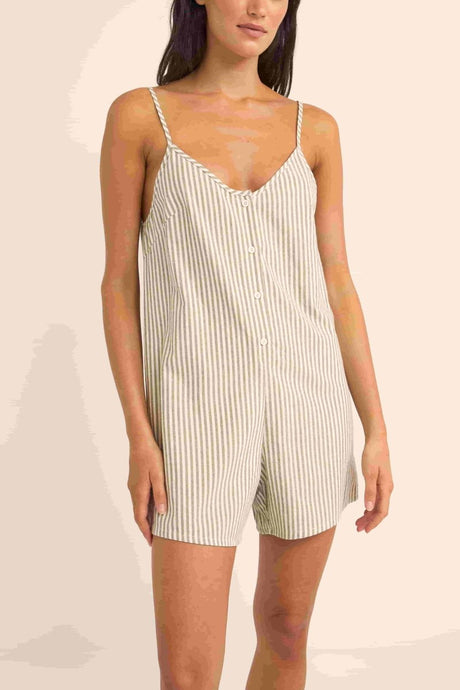 Valley Stripe Adjustable Romper Femme#Combinaisons StreetRhythm