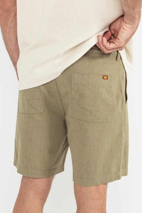 Worn Path Textured Linen Short Homme#ShortsRhythm