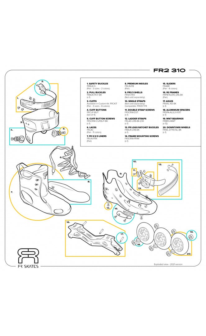 Fr2 310 Rollerskates En Ligne Freeskate Homme#Rollers FreeskateFr Skates