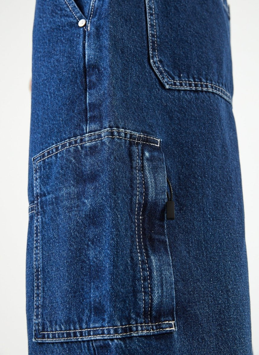 Afends Mens Richmond - Hemp Denim Baggy Workwear Jeans - Original Rinse#Mens Bottoms - JeansAfends