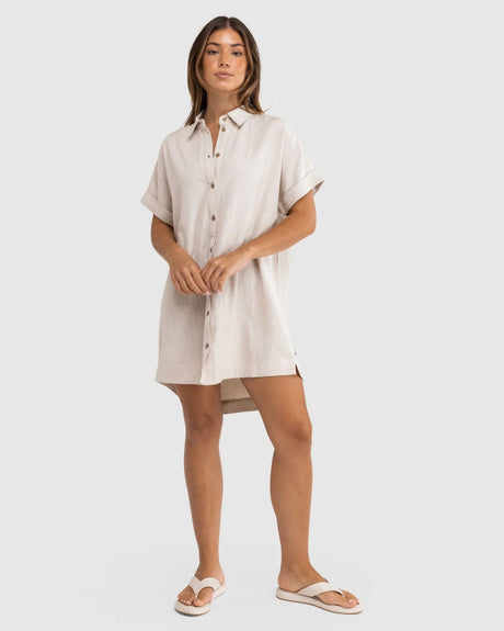 Camisa clásica Vestido de playa para mujer#OverswimRhythm