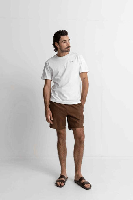 Pantalones cortos clásicos de lino para hombre#ShortsRhythm