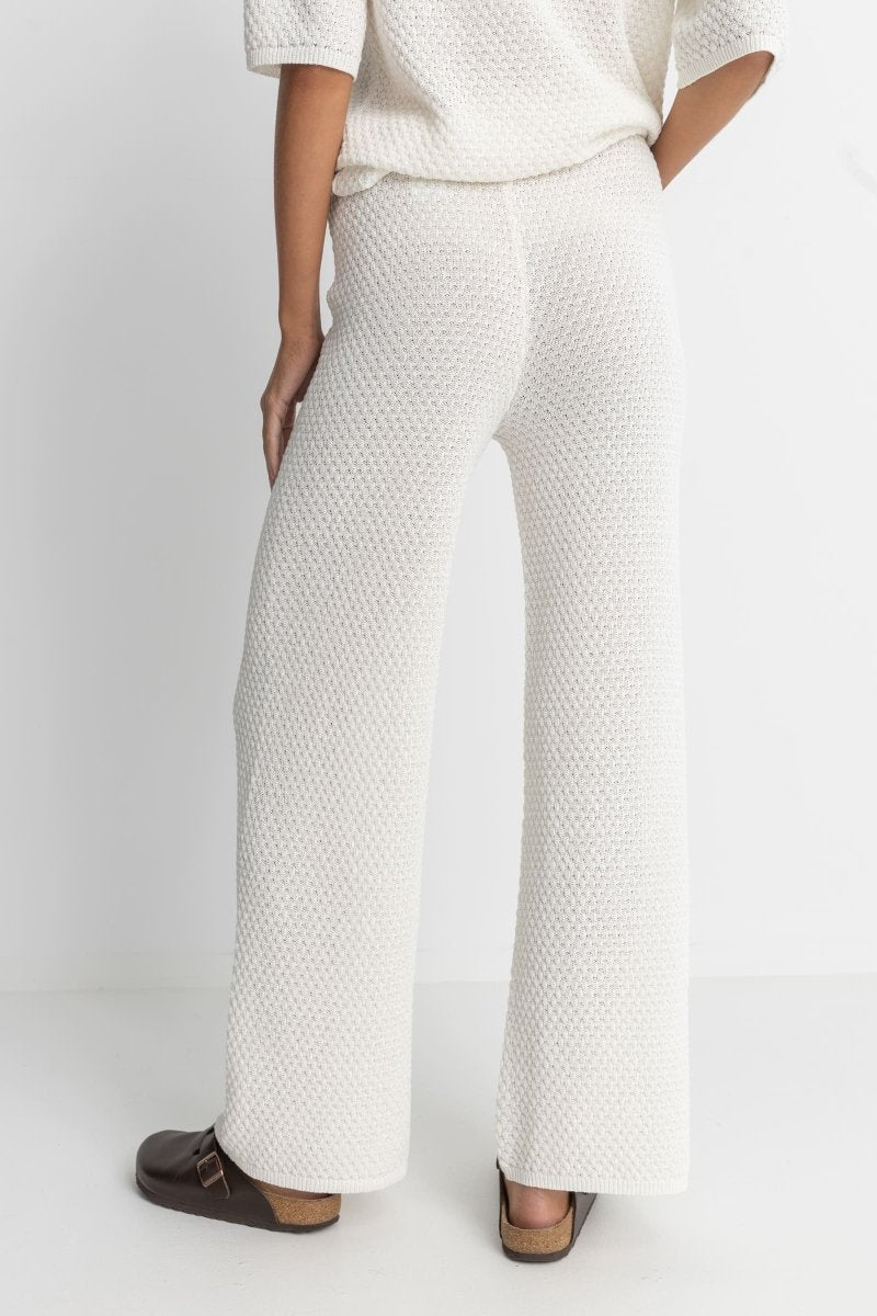 Dune Wide Leg Pantalon Tricot Femme#PantalonsRhythm