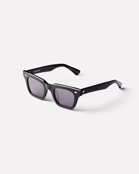 Stereo - Black Polished / Black - Sunglasses - EPOKHE EYEWEAR