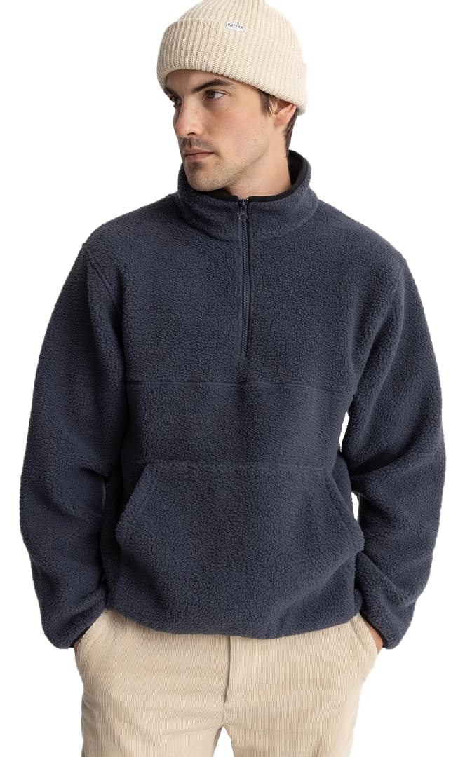 Half Zip Sherpa Pull à Demi - Zip Homme#SweatsRhythm