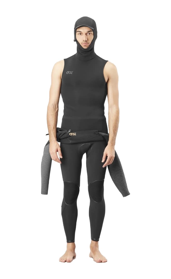 HOOD VEST 1.5MM Top avec Cagoule en Neoprene#TopsPicture