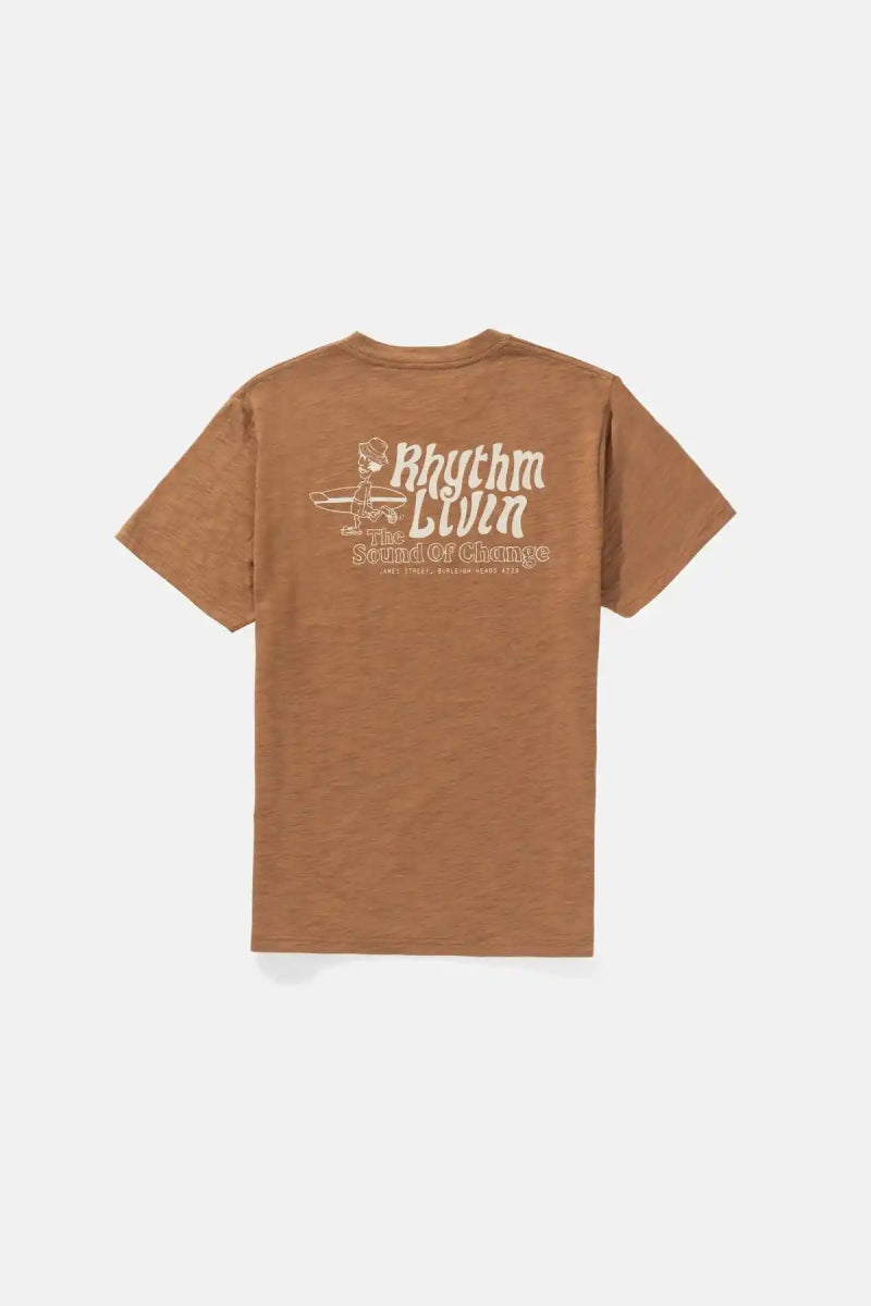 Livin Slub Ss T-Shirt Homme#Tee ShirtsRhythm