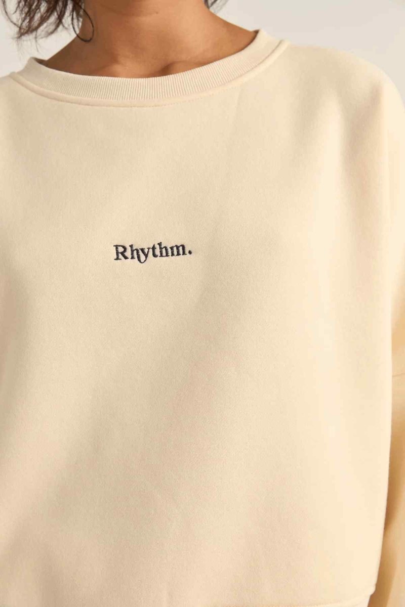 Logotipo Mujer Cuello redondo#Rhythm Sudaderas