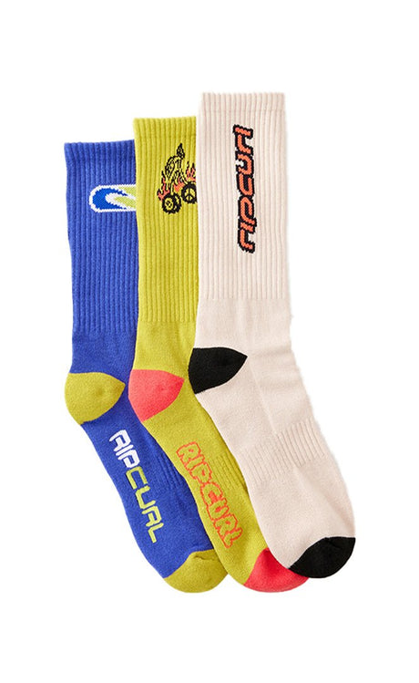 Retro Crew Chaussettes Homme#ChaussettesRip Curl