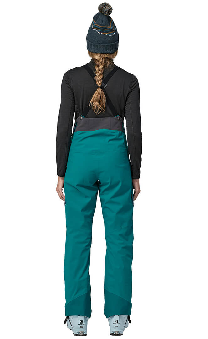 Snowdrifter Sleet Green Salopette De Ski Femme#Pantalons Ski SnowPatagonia