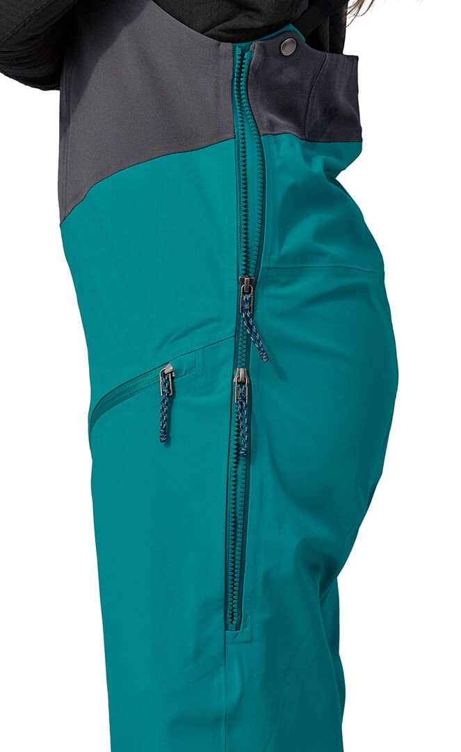 Snowdrifter Sleet Green Salopette De Ski Femme#Pantalons Ski SnowPatagonia