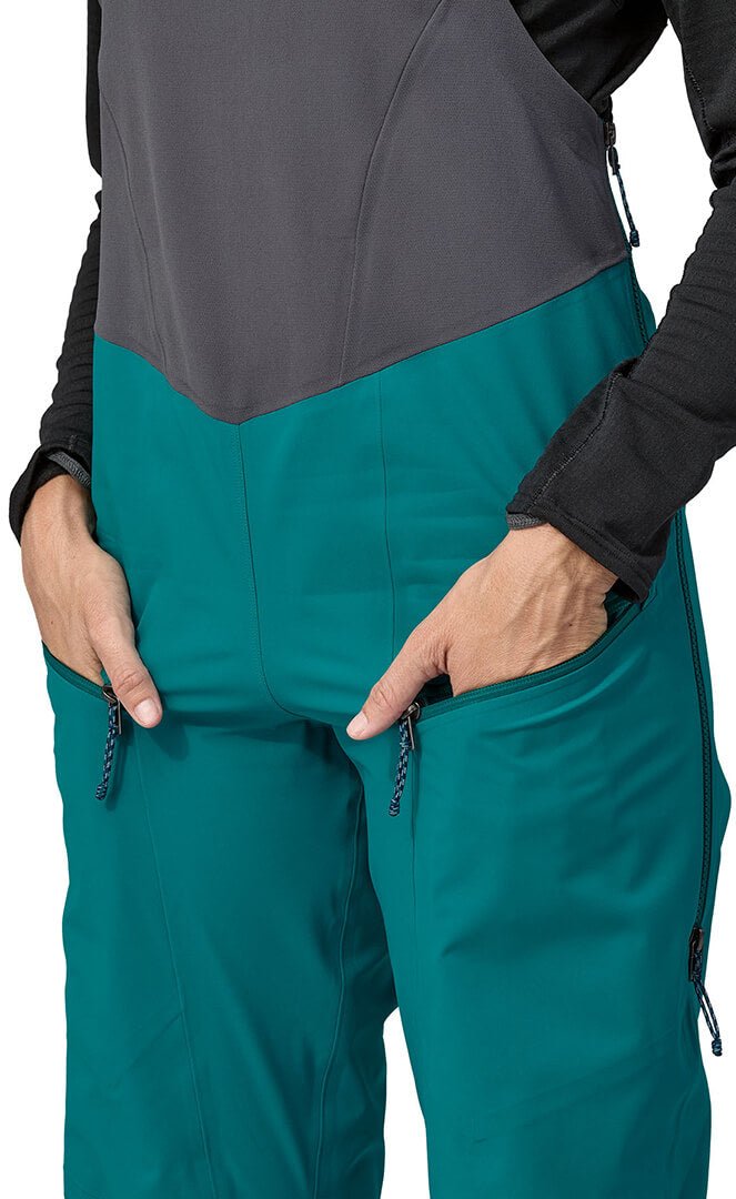 Snowdrifter Sleet Green Salopette De Ski Femme#Pantalons Ski SnowPatagonia