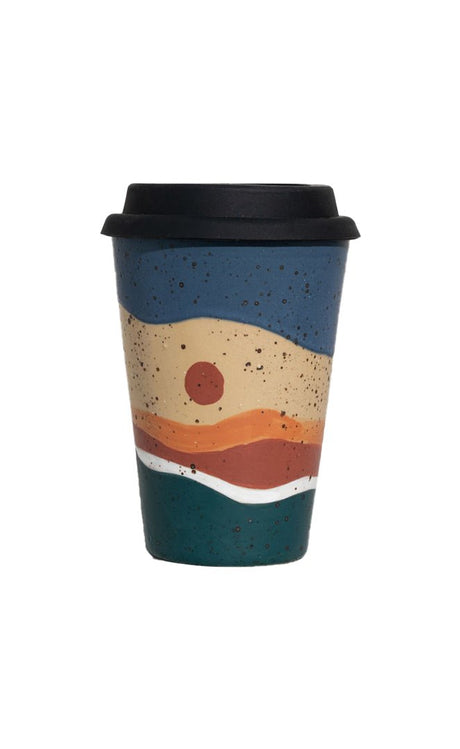 Stoneware Travel Mug Tasse en Céramique 35Cl#MugsUnited By Blue