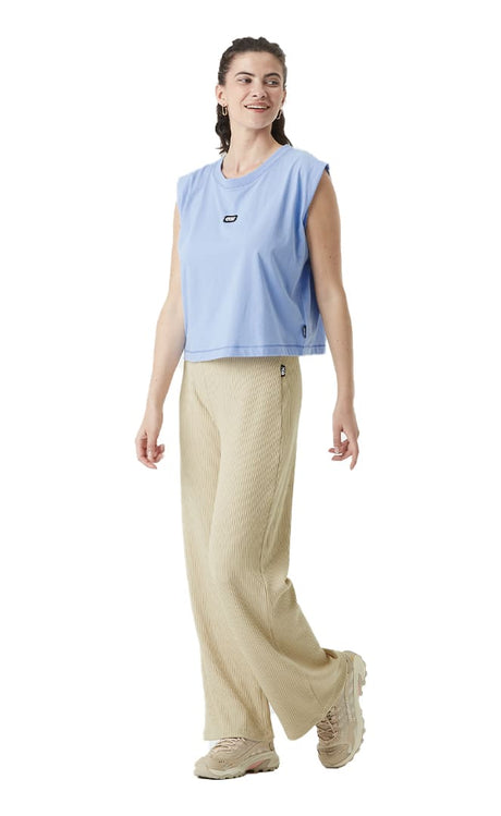 Ziaky Knit Pants Pantalon Femme Wood Ash#PantalonsPicture