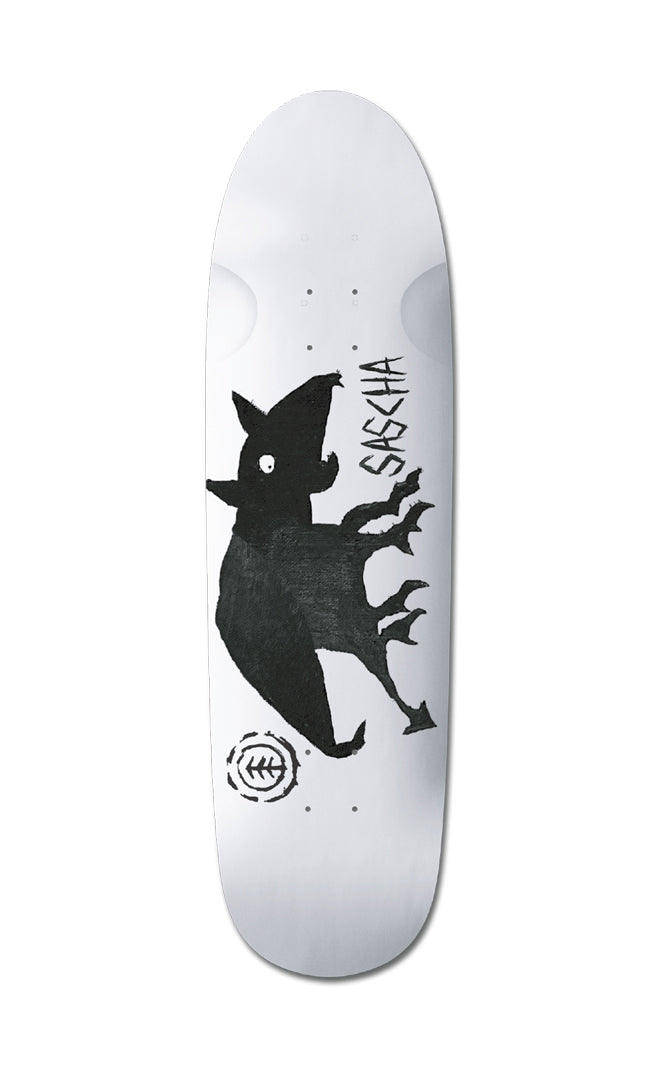 Element Sascha Demon 8.875 Deck Skateboard WHITE/BLACK